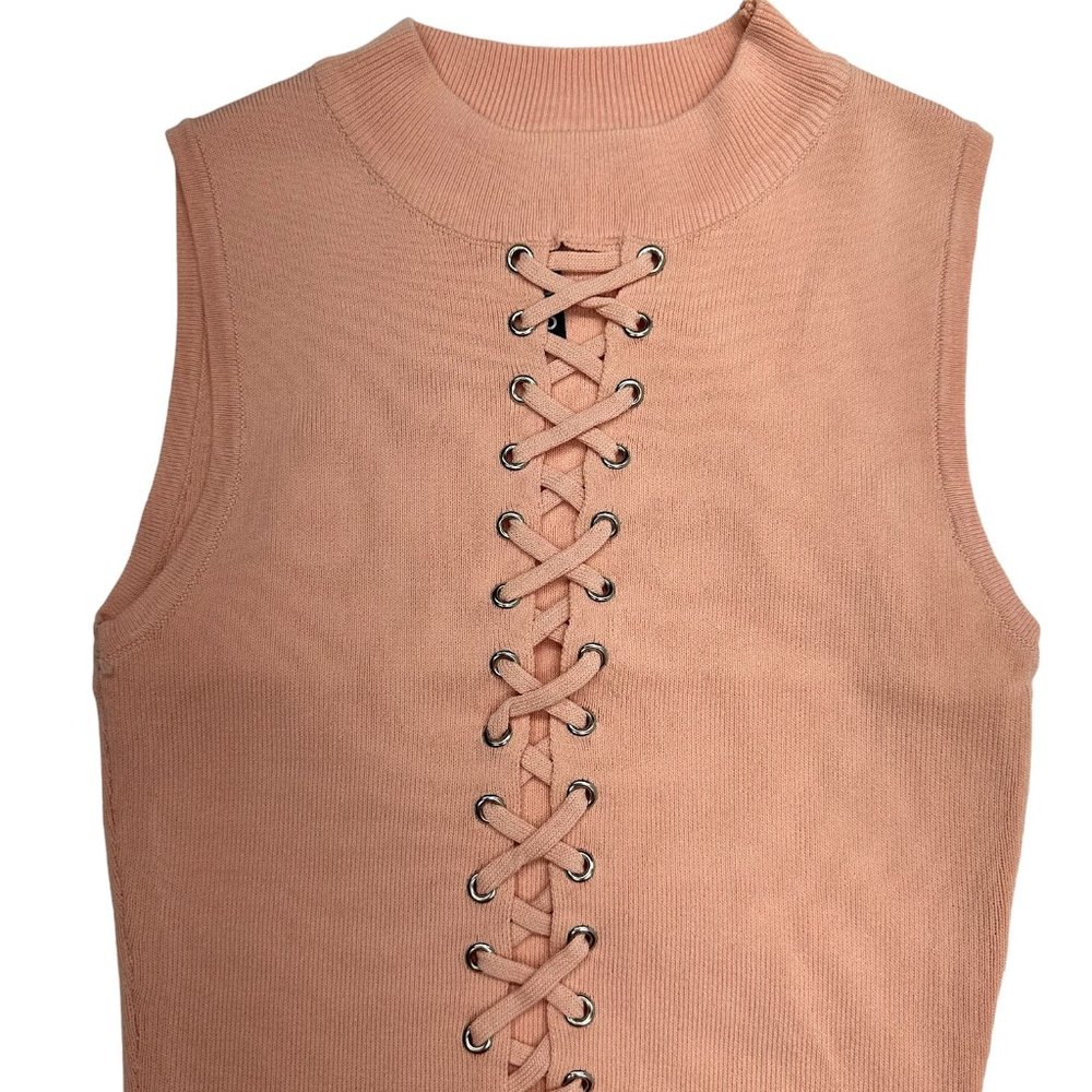 Codigo Crisscross Grommet Bodycon Dress (S) - Picture 3 of 9